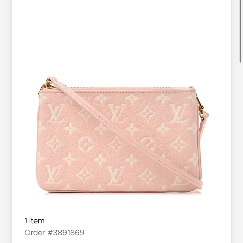 Louis Vuitton Light Pink Monogram Crossbody Pouch